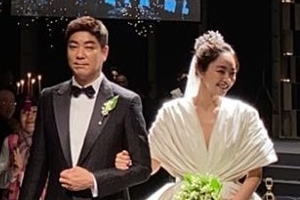 “말로 다 할 수 없는 감동” 서효림, 결혼 소감+남편 공개 ‘훈훈’