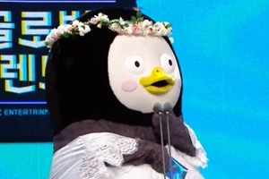 펭수 드레스 ‘MBC 연예대상’ 올킬 “시상식 초대된 최초의 펭귄”