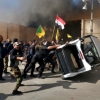 이라크 시위대, 美대사관 습격… 반미기류 확산