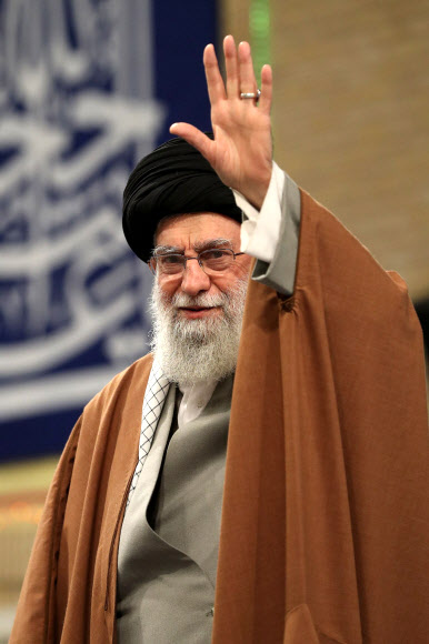 이란 최고자도자 아야툴라 알리 하메네이.AFP 자료사진