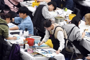 [서울포토] ‘수험생, 모든 것을 쏟아붓는’ 대입 미술 실기고사