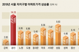 ‘강남불패’ 따라잡기… 광진·송파·금천구 아파트값 더 뛰었다