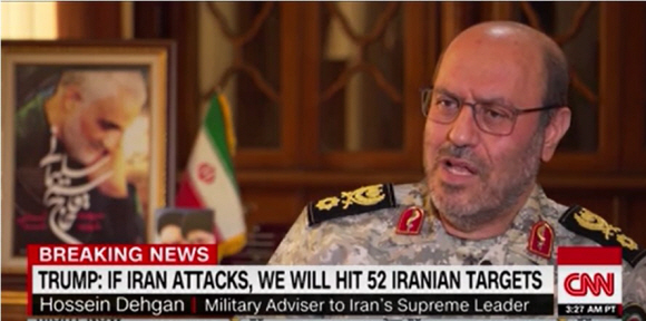 이란 군 수석보좌관 CNN방송 인터뷰