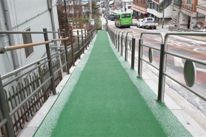 눈이 와도 얼지 않는 보행로… 성동에 있었네