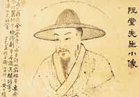 심전 안중식의 추사 백묘 초상. 조선 말기 도화서 화원이었던 심전은 어진 제작에도 자주 참여했다. 추사박물과 제공 