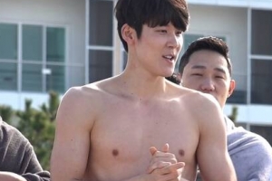 ‘뭉쳐야 찬다’ 박태환, 겨울바다 만난 마린보이 “파워 다이빙”