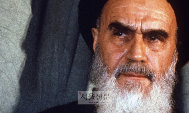 1979년 이란 이슬람혁명의 주역 루홀라 호메이니. 서울신믄 DB