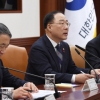 [서울포토] 홍남기 경제부총리, 신종 코로나바이러스 관련 방역예산 지원 및 경제영향 최소화 점검