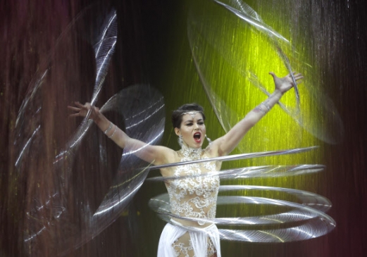 [포토] 서커스 리허설 현장 ‘아찔한 순간들의 연속’