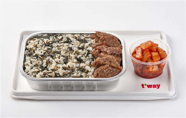 티웨이항공의 ‘곤드레나물 비빔밥’
