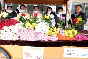 지자체들 ‘코로나19’에 직격탄 맞은 화훼농가 지원
