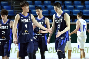 한국 男농구 대표팀, 태국과의 FIBA 아시아컵 예선 경기서 진땀승