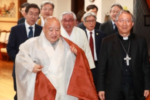 박원순 ‘종교인평화회의’ 7대 종단 간담