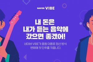 네이버, 내가 들은 음원에만 저작권료 가게끔 손질한다