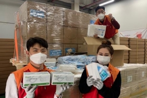 SK하이닉스, 이천시에 마스크 10만장 기부