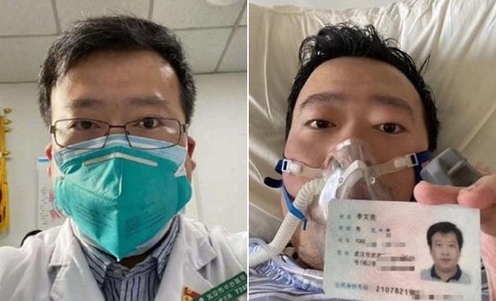 신종 코로나바이러스 실태를 외부에 최초로 알린 중국 의사 리원량은 지난 2월 7일 사망했다. 