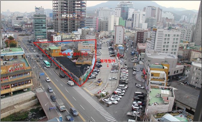 자연하천으로 복원하는 만안구 수암천 복개구간 전경. 안양시 제공 