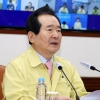정 총리 “사회적 거리두기 완화하면 감염 재확산 위험”