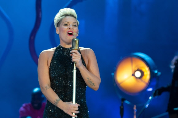 미국 팝스타 핑크. AFP 연합뉴스