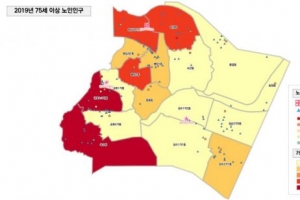 성동 야심작 ‘GIS 건강지도’… 75세 이상 노인도 ‘튼튼’