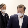문 대통령 “우리의 치료제와 백신으로 인류 구할 수 있기를”