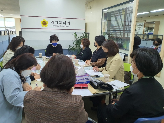 경기도사립유치원 운영 애로사항 수렴 및 현장소통 간담회 20.04.10 경기도의회 제공. 