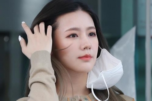 [포토] (여자)아이들 미연 “투표하러 왔어요”