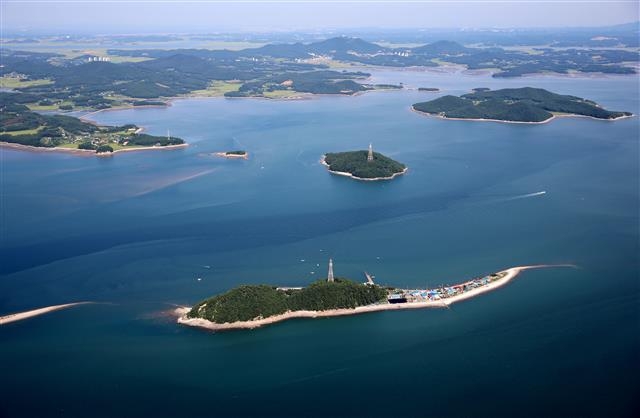 충남도가 국가해양정원 조성에 나선 서산·태안 가로림만. 충남도 제공