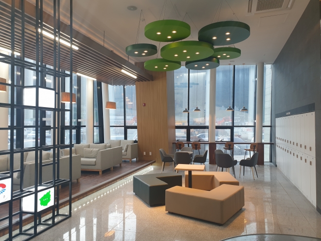 울릉도 여행자센터 내부 모습. 경북도 제공