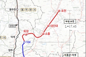 전철7호선 옥정~포천선 기본계획 수립용역 착수