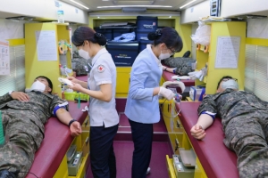 공군 15비행단 ‘사랑의 헌혈운동’