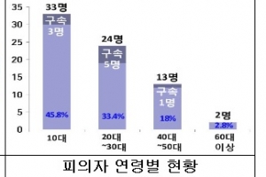 성 착취물 제작·유포자 72명 잡고보니 절반이 10대 ‘충격’