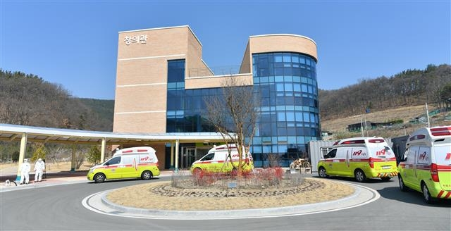 30일 생활치료센터 운영을 중단하는 대구 동구 신서동 중앙교육연수원 전경. 대구시가 처음 고안한 생활치료센터는 이후 다른 시도가 일제히 도입해 전국에서 운영됐다. 대구시 제공