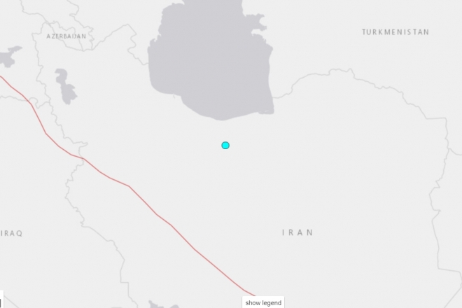 이란 수도 테헤란 일대 규모 4.6 지진…최소 1명 사망.  미국 지질조사국(USGS)