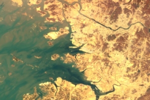 ‘미세먼지 관측위성’ 천리안2B호가 찍은 선명한 한반도 앞바다 모습