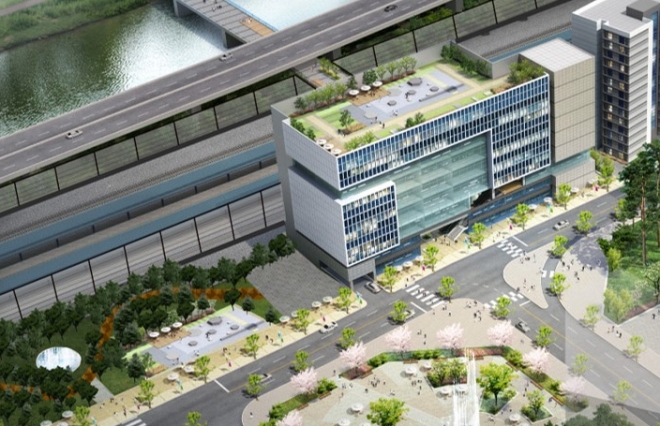 금천구청역 복합개발 조감도  금천구청 제공