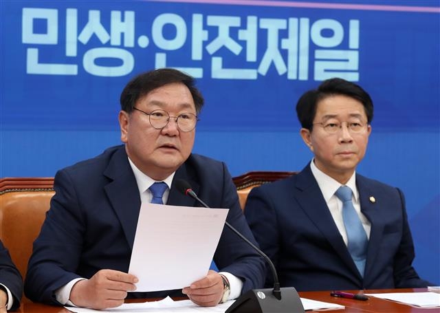 김태년 원내대표 “민생법안 처리 야당 협조 기대”
