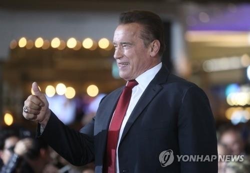 할리우드 배우 아널드 슈워제네거 연합뉴스