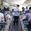 [서울포토] 헌혈하는 통일부 직원들
