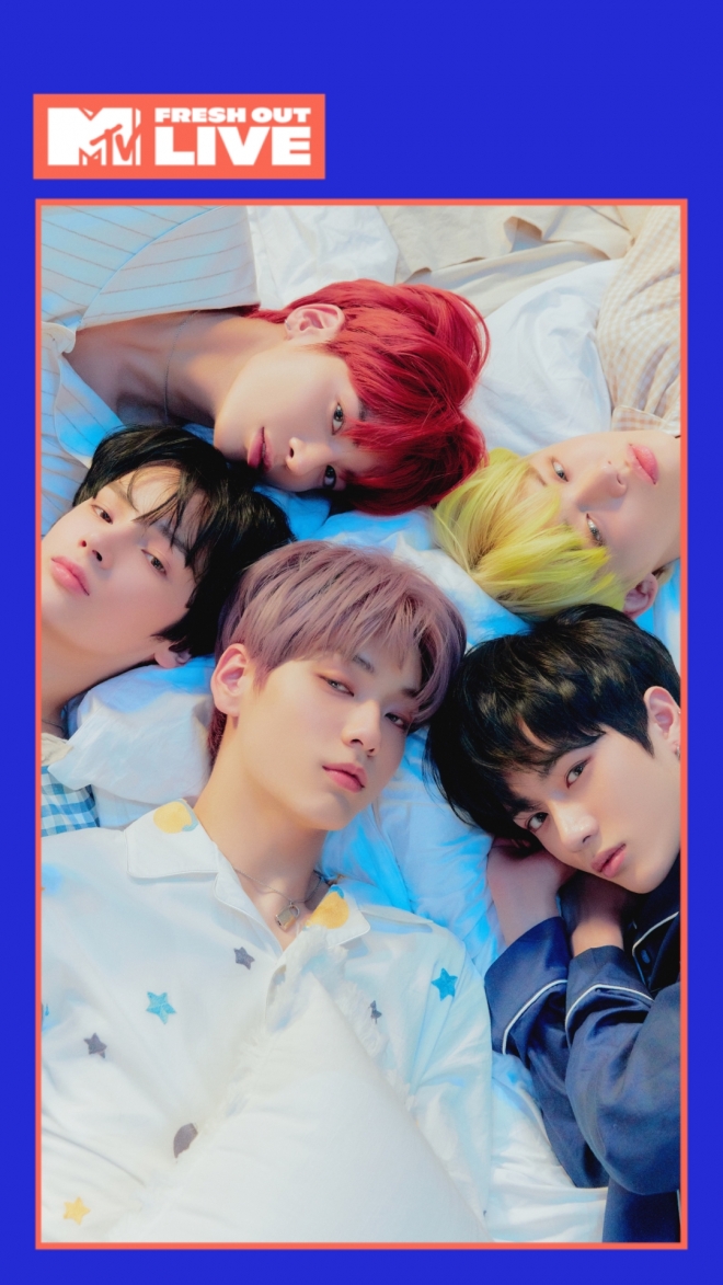 미국  MTV에 첫 출연하는 TXT. MTV프레시아웃라이브 제공