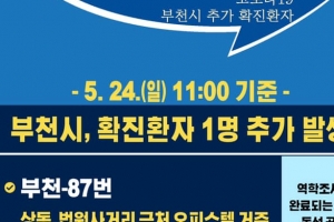 부천 상동 오피스텔 거주자 확진 추가 발생