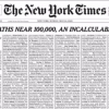 뉴욕타임스 1면에 코로나19 사망 1000명 이름 빼곡히