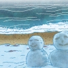 해변의 눈사람
