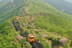 함양 대봉산 모노레일 시범 운행