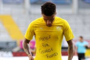 ‘인종차별 항의 골 세리머니’ 산초, 징계 받지 않는다