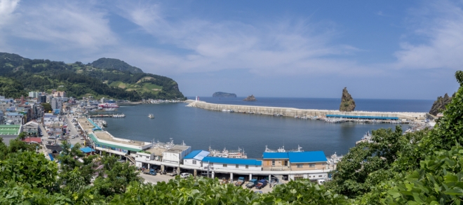 울릉도 사동항 전경. 울릉군 제공