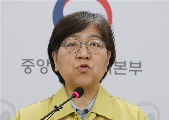 정은경 중앙방역대책본부장(질병관리본부장). 연합뉴스