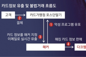 재난지원금 뚫렸나… 카드정보 90만건 해외서 샜는데, 당국은 깜깜