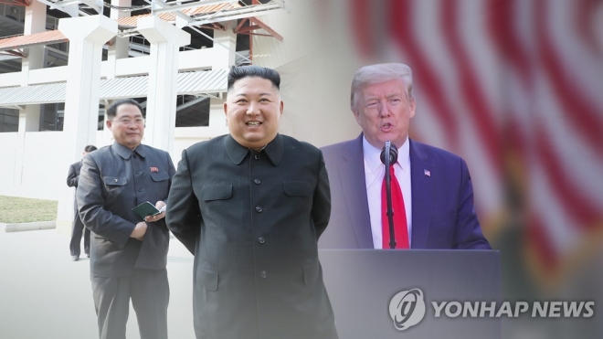 북한 김정은, 미국 트럼프