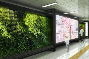 청담역 지하정원 ‘미세먼지 프리존’ 확대